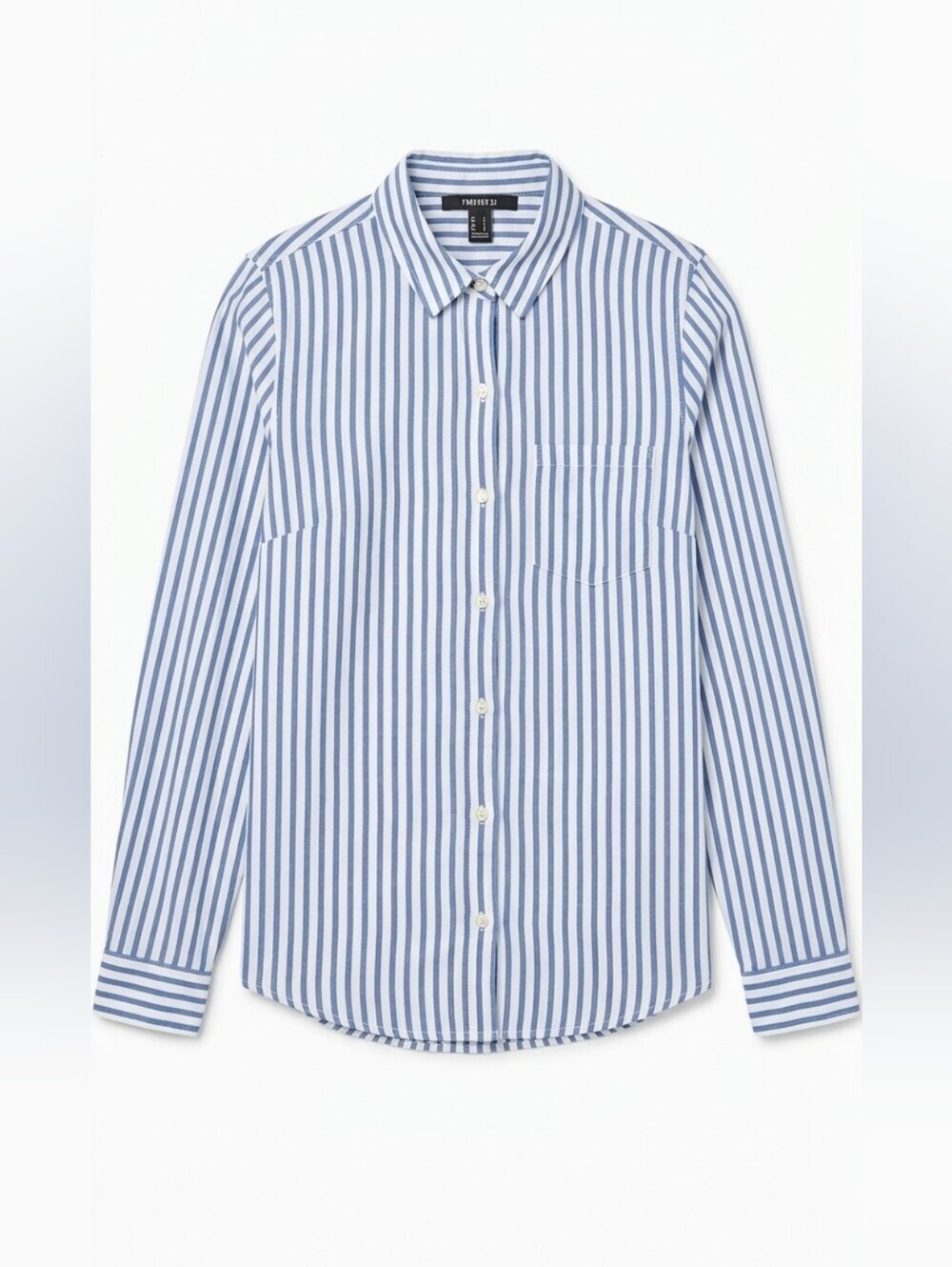 Forever 21 stripe button down shirt medium